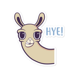 Llama says HYE! - Bubble-free sticker