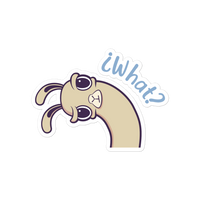 Llama says ¿What? - Bubble-free sticker
